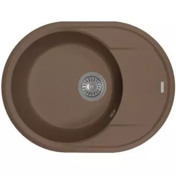 Кухонная мойка Flortek Дафна 620 мокко