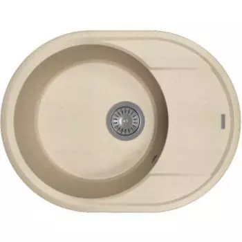 Кухонная мойка Flortek Дафна 620 песочный