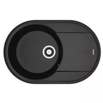 Кухонная мойка Flortek Дафна 760 антрацит