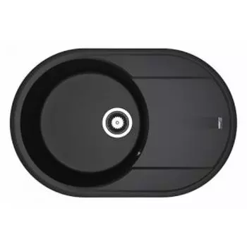 Кухонная мойка Flortek Дафна 760 черный