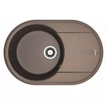 Кухонная мойка Flortek Дафна 760 коричневый