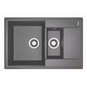 Кухонная мойка Flortek Консул 760 К грей