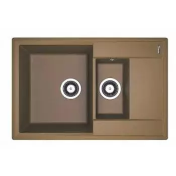 Кухонная мойка Flortek Консул 760 К капучино