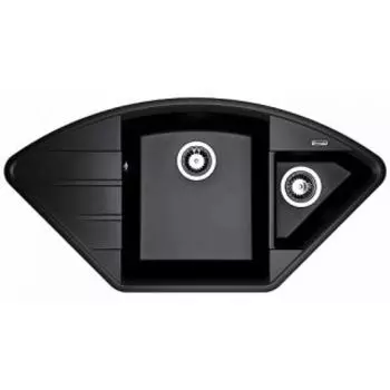 Кухонная мойка Flortek Крокус 980 антрацит