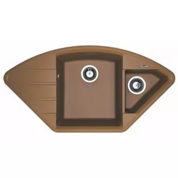 Кухонная мойка Flortek Крокус 980 капучино