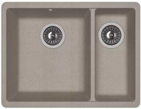 Кухонная мойка Flortek Ринг 335/160 серый шелк