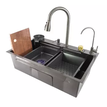 Кухонная мойка Fmark FSC003Q графит