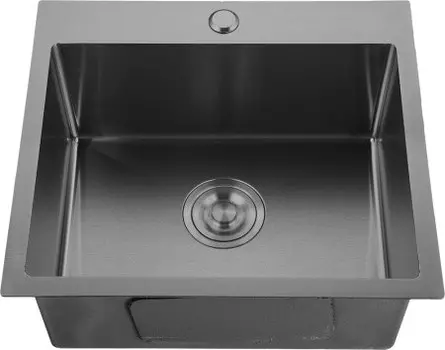 Кухонная мойка GranFest GF-5045 PVD графит