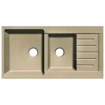 Кухонная мойка GranFest Practic GF-P980KL песочный (302)