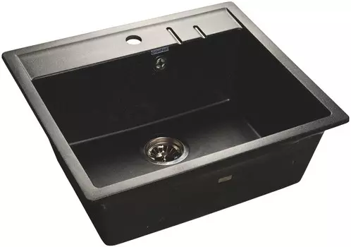 Кухонная мойка GranFest Quadro GF-Q560 черный (308)