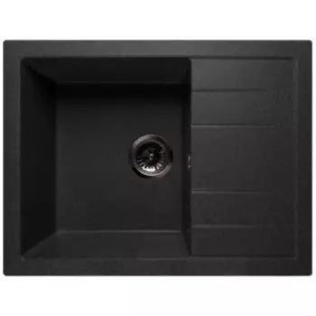Кухонная мойка GranFest Quadro GF-Q650L черный (308)