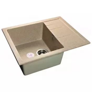 Кухонная мойка GranFest Quadro GF-Q650L песочный (302)