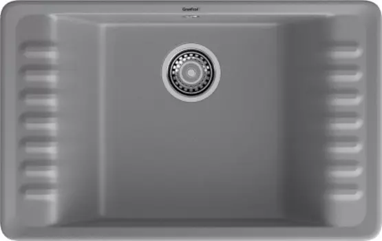 Кухонная мойка GranFest QUARZ GF-ZW-71 темно-серый