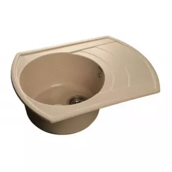 Кухонная мойка GranFest Rondo GF-R650L бежевый (302)