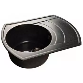 Кухонная мойка GranFest Rondo GF-R650L черный (308)