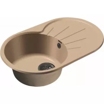 Кухонная мойка GranFest Rondo GF-R750L песочный (302)