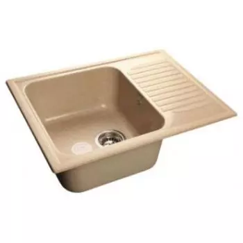 Кухонная мойка GranFest Standart GF-S645L песочный (302)