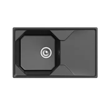 Кухонная мойка GranFest UNIQUE GF-U-840L черный