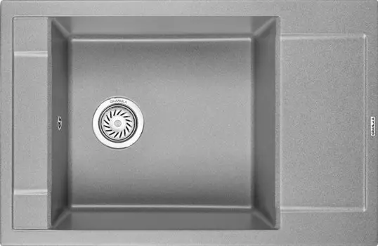 Кухонная мойка Granula 7806 алюминиум