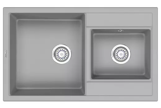 Кухонная мойка Granula 8201 алюминиум