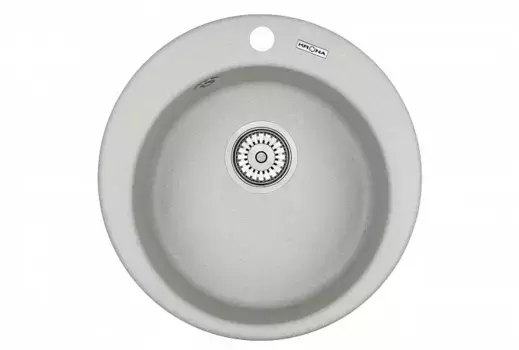 Кухонная мойка KRONA RUNDE D475 1 GRAY