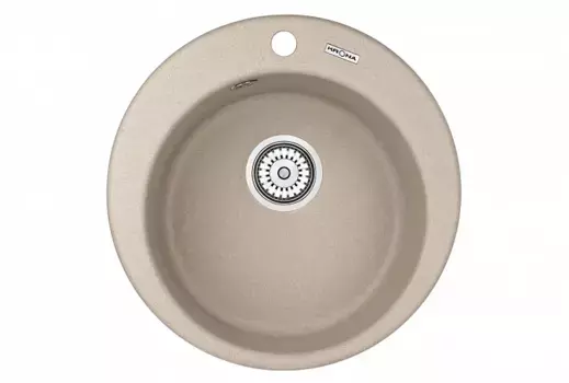 Кухонная мойка Krona RUNDE D475 1 SAND