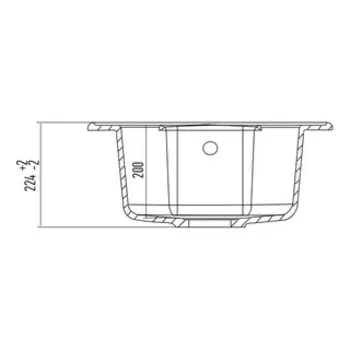 Кухонная мойка Kuppersberg BALI 1B WHITE ALABAS