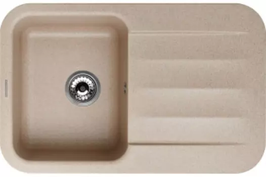 Кухонная мойка Kuppersberg LIRA 1B1D BEIGE