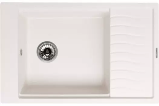 Кухонная мойка Kuppersberg MILA 1B1D WHITE ALABASTER