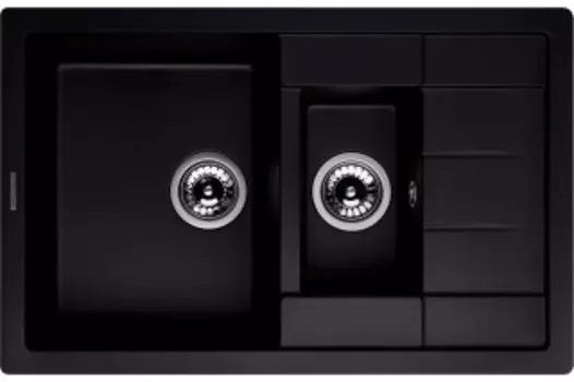 Кухонная мойка Kuppersberg MODENA 1,5B1D BLACK METALLIC