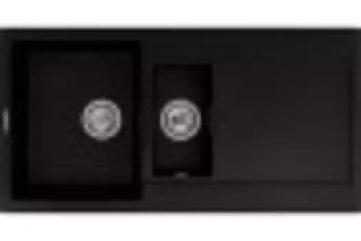Кухонная мойка Kuppersberg MODENA 1,5B2D BLACK METALLIC