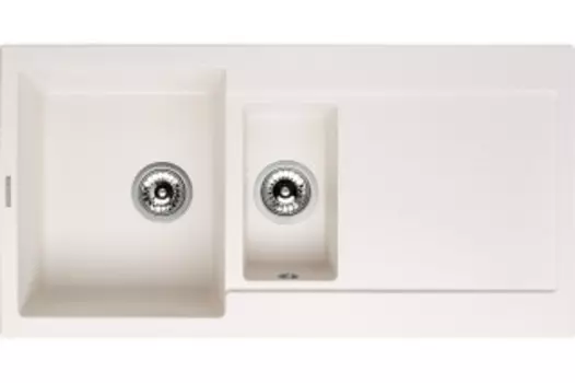 Кухонная мойка Kuppersberg MODENA 1,5B2D WHITE ALABASTER