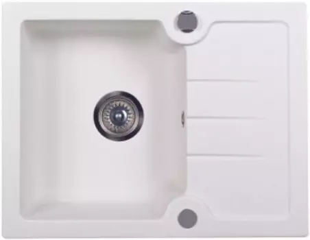 Кухонная мойка Kuppersberg MODENA 1B1D WHITE ALABASTER
