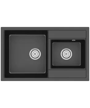 Кухонная мойка Kuppersberg MODENA 80 NL 1,5B DEEP BLACK