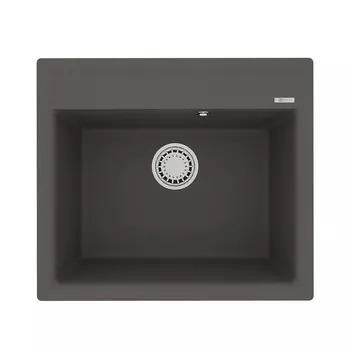 Кухонная мойка Lemark HANKA 570 серый шёлк