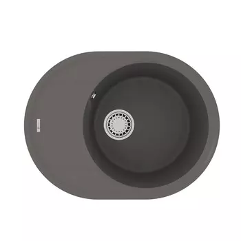 Кухонная мойка Lemark LACHA 620 серый шёлк