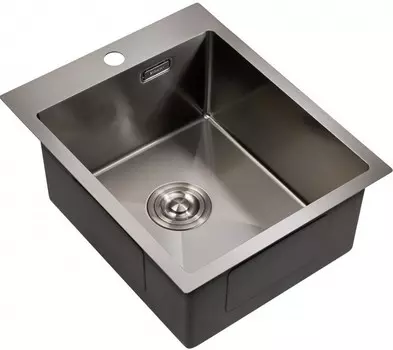 Кухонная мойка Milacio Denia 41 Steel сталь воронёная (MC.77469)