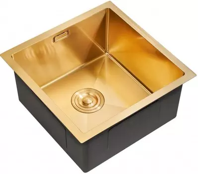 Кухонная мойка Milacio Denia 44 Steel золото (MC.77438)