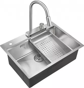 Кухонная мойка Milacio Denia 68 Steel сталь нержавеющая (MC.77410)