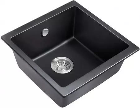 Кухонная мойка Milacio Leon 45 Cuarzo черный матовый (MC.77091)