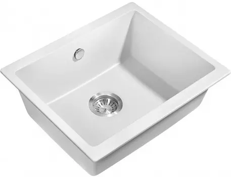 Кухонная мойка Milacio Leon 55 Cuarzo белый (MC.77082)