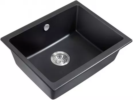 Кухонная мойка Milacio Leon 55 Cuarzo черный матовый (MC.77081)