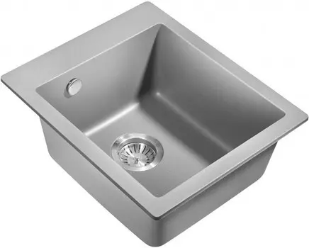 Кухонная мойка Milacio Murcia 42 Cuarzo серый металлик (MC.77043)