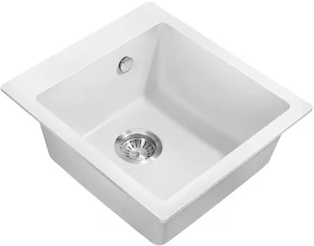 Кухонная мойка Milacio Murcia 46 Cuarzo белый (MC.77032)