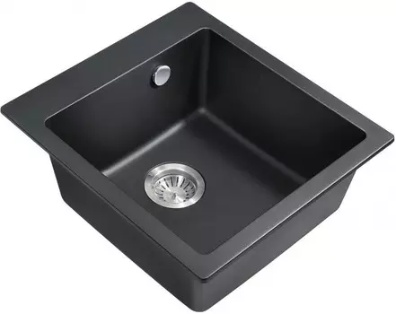 Кухонная мойка Milacio Murcia 46 Cuarzo черный матовый (MC.77031)