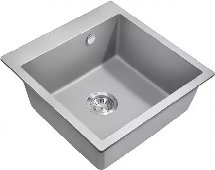 Кухонная мойка Milacio Murcia 51 Cuarzo серый металлик (MC.77023)
