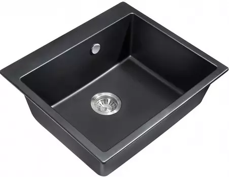 Кухонная мойка Milacio Murcia 60 Cuarzo черный матовый (MC.77011)