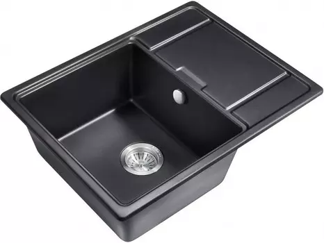 Кухонная мойка Milacio Navarra 65 Cuarzo черный матовый (MC.77061)