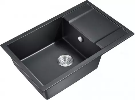 Кухонная мойка Milacio Navarra 78 Cuarzo черный матовый (MC.77051)
