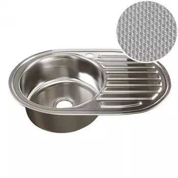 Кухонная мойка Mixline 50x77 (0,8) левый выпуск (532304)